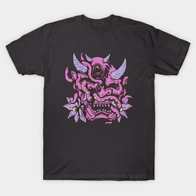 Hannya mask T-Shirt by Art of Andy W